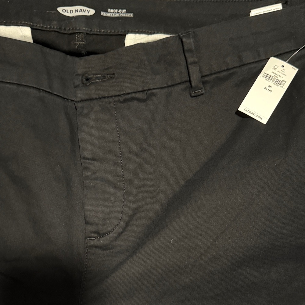 Old Navy Charcoal Boot-Cut Trousers